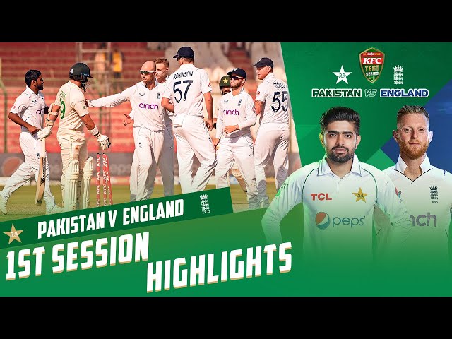 1st Session Highlights | Pakistan vs England | 3rd Test Day 3 | PCB | MY2T