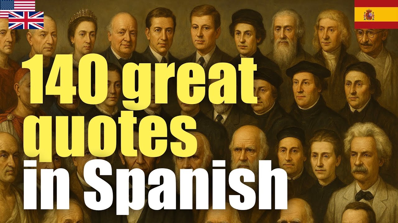 140 great quotes in Spanish | Passive listening | L2Language | with hiragana episode artwork