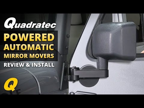 Quadratec Powered Automatic Mirror Movers for 2011-2018 Jeep Wrangler JK