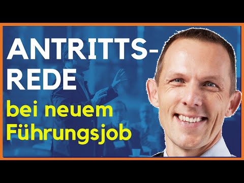 Deine Antrittsrede als neue Führungskraft