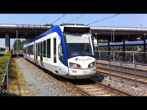 HTM trams (4069 & 4048) op Driemanspolder naar Loosduinen & Centrum-West
