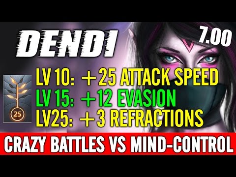 Crazy Battle Dendi vs Mind Control - Templar Assassin ◄Dota2 Pro Gameplay