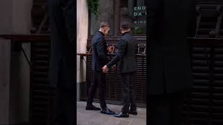 Two ways to style a black suit #shorts #fashion #mensfashion #suit