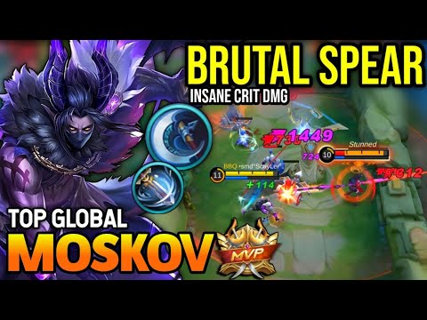 MOSKOV BEST BUILD 2022 | TOP GLOBAL MOSKOV GAMEPLAY | MOBILE LEGENDS✓