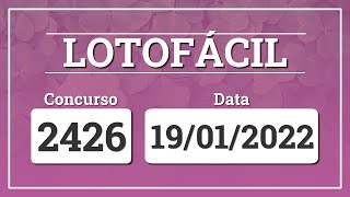 Capa de LOTOFÁCIL 2426