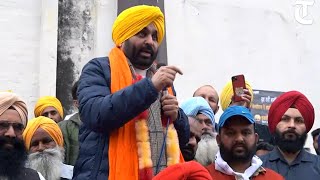 Dhuri: AAP's Punjab CM face Bhagwant Mann targets SAD president Sukhbir Singh Badal video