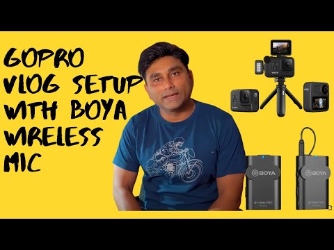 GoPro VLOG Setup With Boya Wireless MIC | Unboxing Boya By-WM4 Pro | MKSVIBES