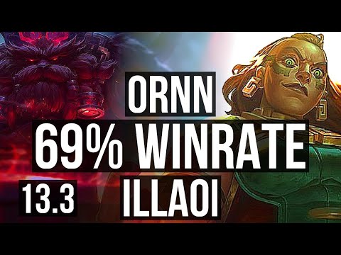 ORNN vs ILLAOI (TOP) | 69% winrate, 8/2/12 | EUW Diamond | 13.3