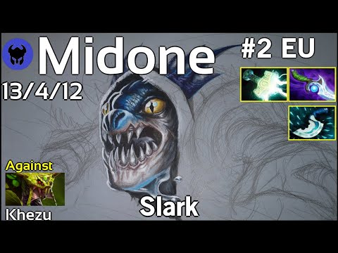 Midone [Secret] plays Slark!!! Dota 2 7.21