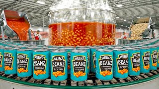 How Heinz Baked Beans Are Made in the Factory | The Real “Spy Can” Test