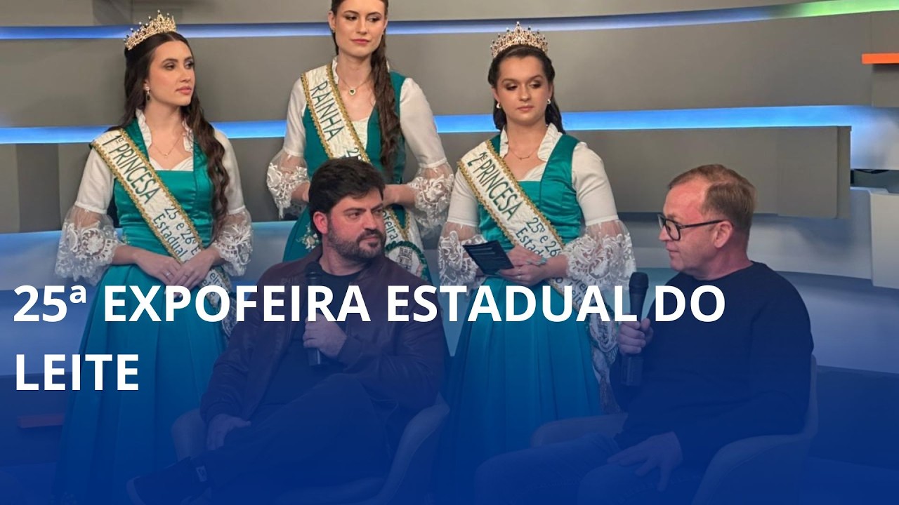 25ª Expofeira Estadual do Leite. Evento acontece de 27 a 31 de maio