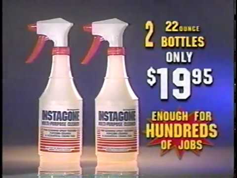Instagone Stain Remover 90s Commercial (1999)