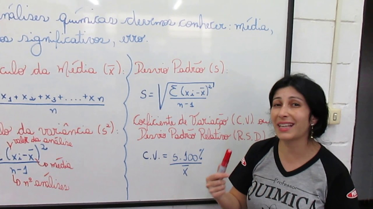 Cálculo Média, Variância, Desvio Padrão e Desvio Padrão Relativo