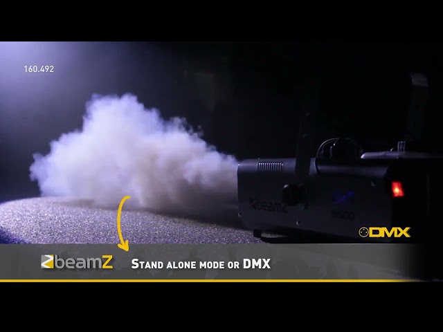 Machine à fumée 1500W BeamZ DMX, avec programmateur S1500