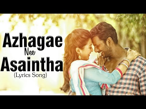 Azhagae Nee Asainthal (Lyrics) Whatsapp Status Kathakali |Vishal | Catherine Tresa