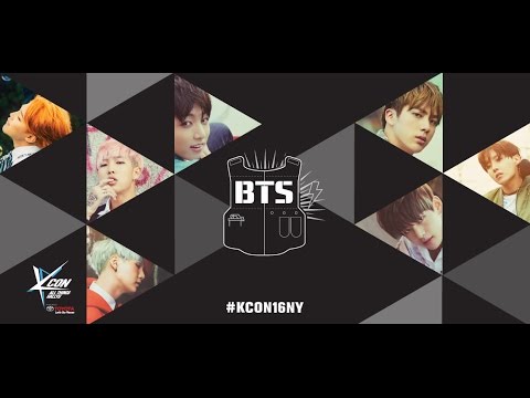 KCON 2016 USA - NY Artist Reveal: BTS