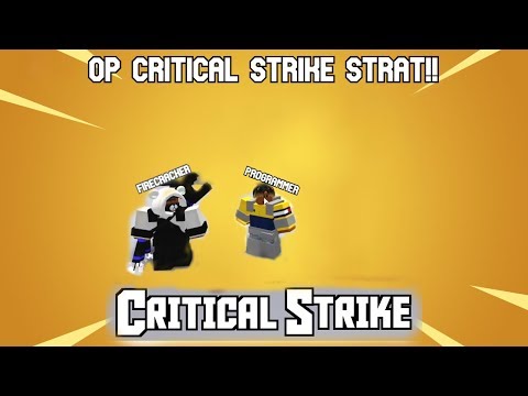 Programmer and Firecracker Duo OP| #Roblox Critical Strike
