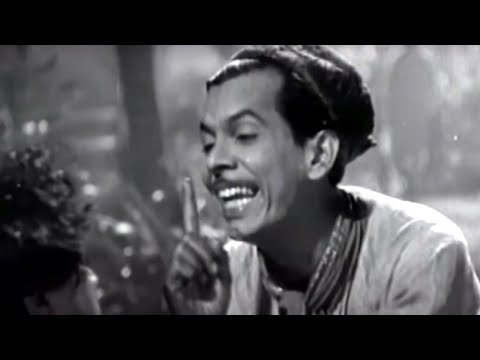 सर जो तेरा चकराये HD - प्यासा - जॉनी वॉकर - मोहम्मद रफ़ी - Old Is Gold