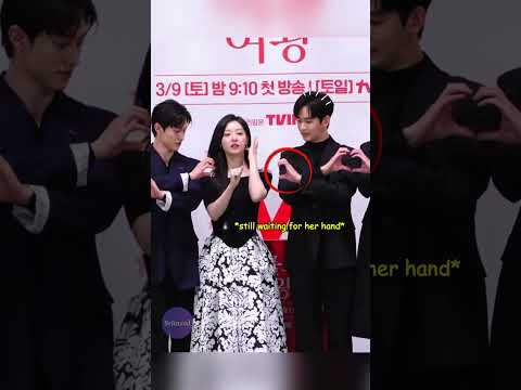 She refused to make a heart with him