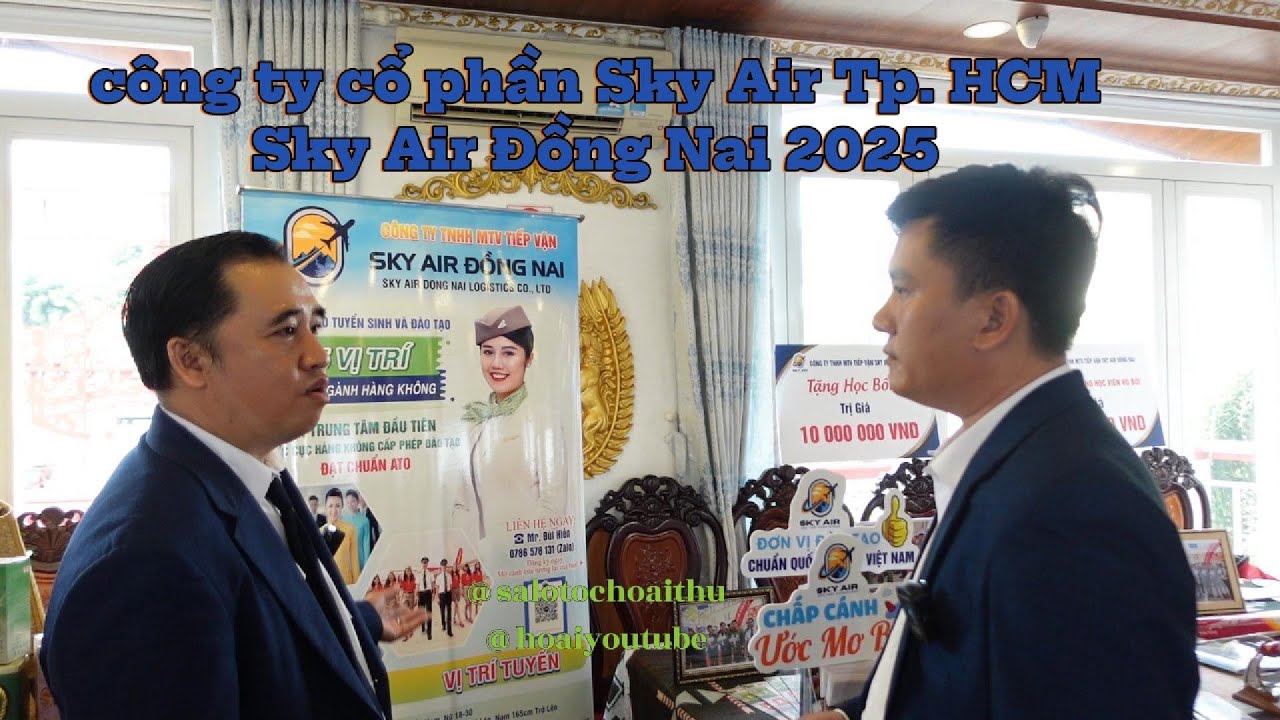 Chúc mừng Công ty Sky Air Đồng Nai đã được chính thức lên sóng.