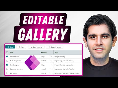 Power Apps 2025: Build a Cutting-Edge Editable Grid with Ease in Your Gallery