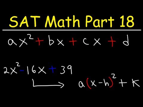 SAT Math Part 18 - Polynomials and Quadratic Functions - Membership