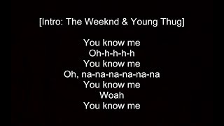 The Weeknd - Reminder ft.  A$AP Rocky &amp; Young Thug [Remix] - Lyrics