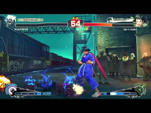 SSF4AE Ranked Asia: RQARY88 (Oni) VS tao x mako (Makoto)