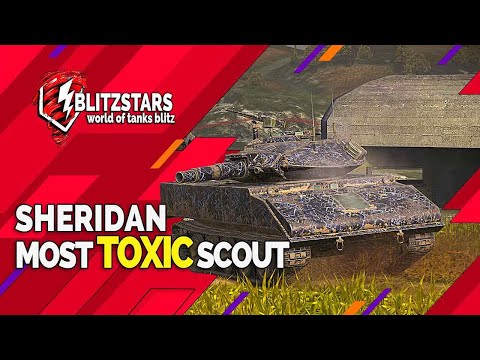 🔥Sheridan – Most Toxic Scout | World of Tanks Blitz