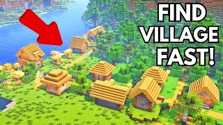 How to Find a VIllage in Minecraft Bedrock/Java - EASILY!