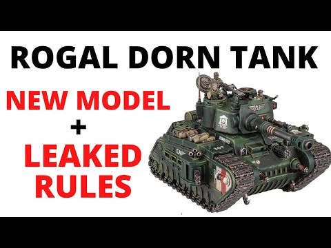 Rogal Dorn Battle Tank - NEW MODEL and LEAKED RULES