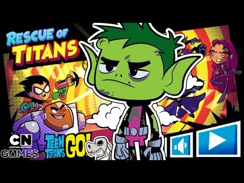 Teen Titans Go! - Rescue of Titans - Can't Tame the Beast [Cartoon Network Games] Video