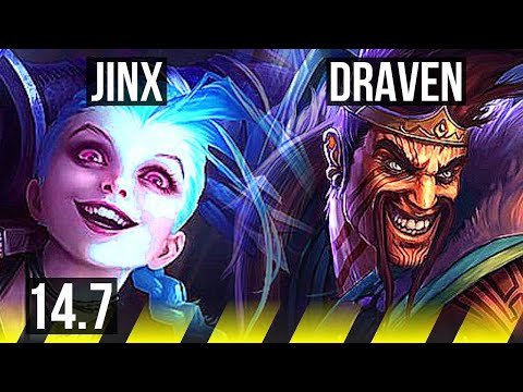 JINX & Leona vs DRAVEN & Maokai (ADC) | 8/1/6, 500+ games | NA Master | 14.7