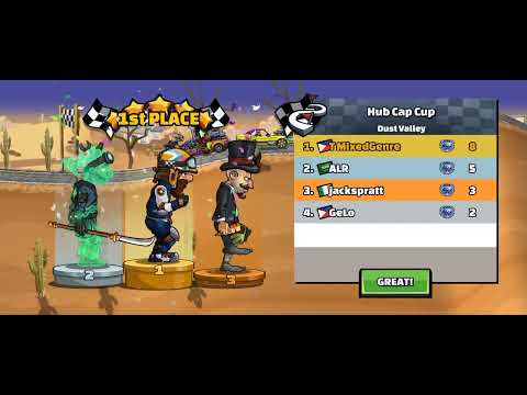 Hill Climb Racing 2 | 139 | Muscle Car | Hub Cap Cup | Rust Valley | Drag Race 3/3