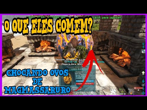 Magmassaruro - O que eles comem? Como chocam os ovos? Lost Island Ark - Ps4