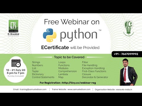Python Webinar Python Programming For Beginners Python Tutorial Day 3 Part2 15720 21720
