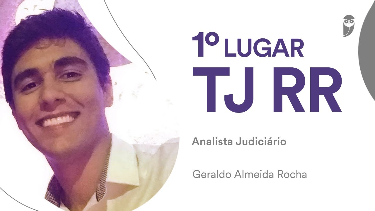TJ-RR: Conheça Geraldo Rocha, aprovado em 1° lugar para Analista Judiciário - Apoio a Gestão
