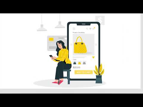 Motion Graphic | Online Shopping (2D animation)