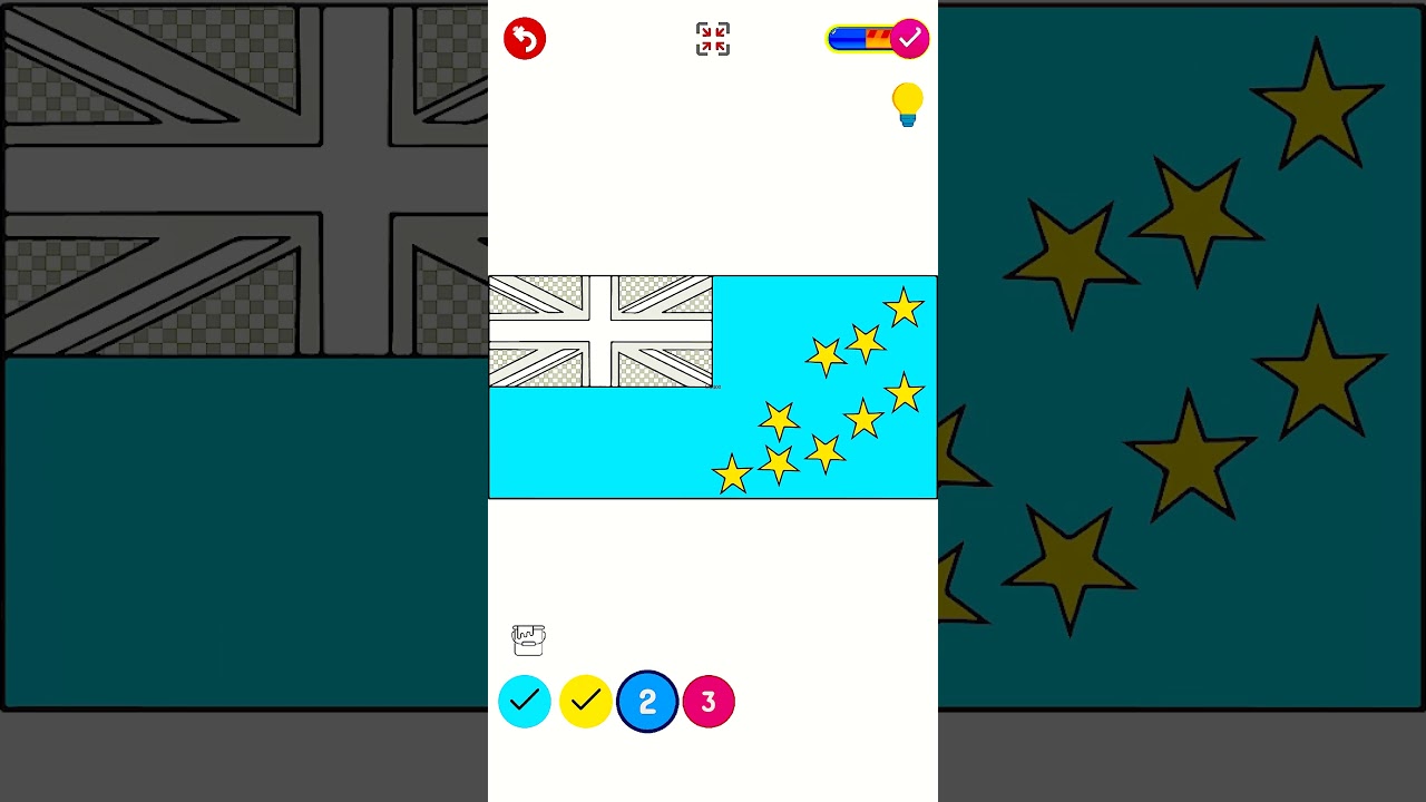 Tuvalu flag Flags Color By Number #colorbynumber #coloring