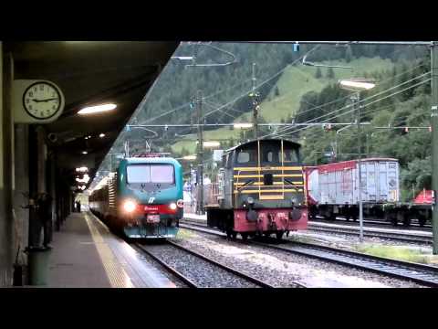 Partenza del Regionale con E464 al Brennero