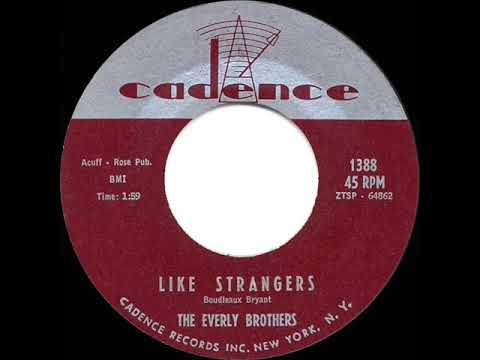 1960 HITS ARCHIVE: Like Strangers - Everly Brothers