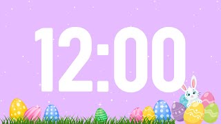 Easter 12 Minute Timer | Classroom Timer | Bunny Timer | Spring Countdown | Easter Egg Countdown