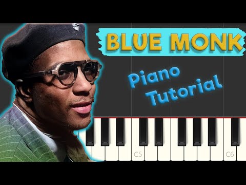 Blue Monk - Jazz Piano Tutorial (~sheets and backing tracks in description!~)