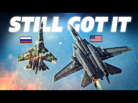 Did They Retire Her Too Early ? F-14B Tomcat Vs Su-27 Flanker | Digital Combat Simulator | DCS |