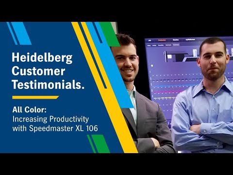 All Color Increases Productivity with Heidelberg Speedmaster XL 106