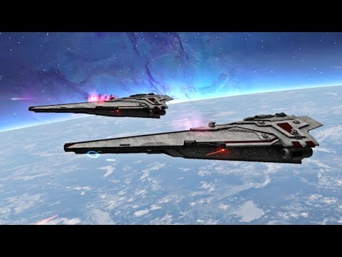 ISD2 vs Nebula - 3v3 - Star Wars: Empire At War Remake NPC Battle