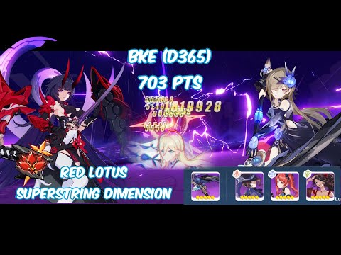 HI3 SEA - [Red Lotus Exalted] BKE (D365) 703 Pts - HOT(S0) AE FR Bella
