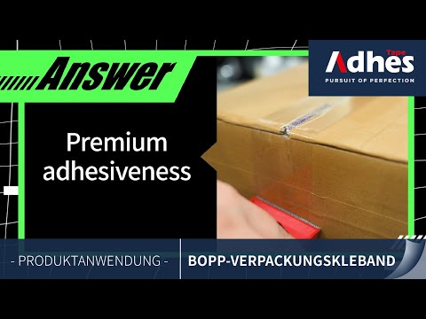 Adhes Produktanwendung – BOPP-Verpackungsklebeband