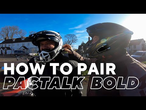 How To Pair Packtalk Bold