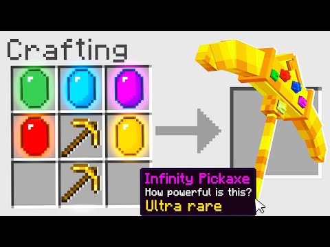 Jay Hindi Gaming - Minecraft But I Can Craft Infinity Pickaxe